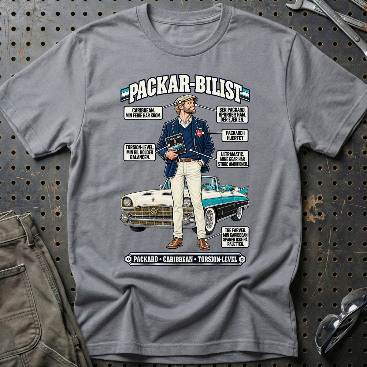 
Packard-Bilist T-Shirt – Grå Sport