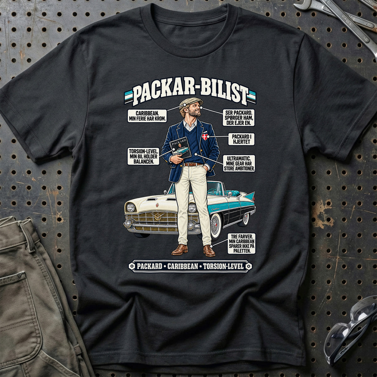 
Packard-Bilist T-Shirt – Sort