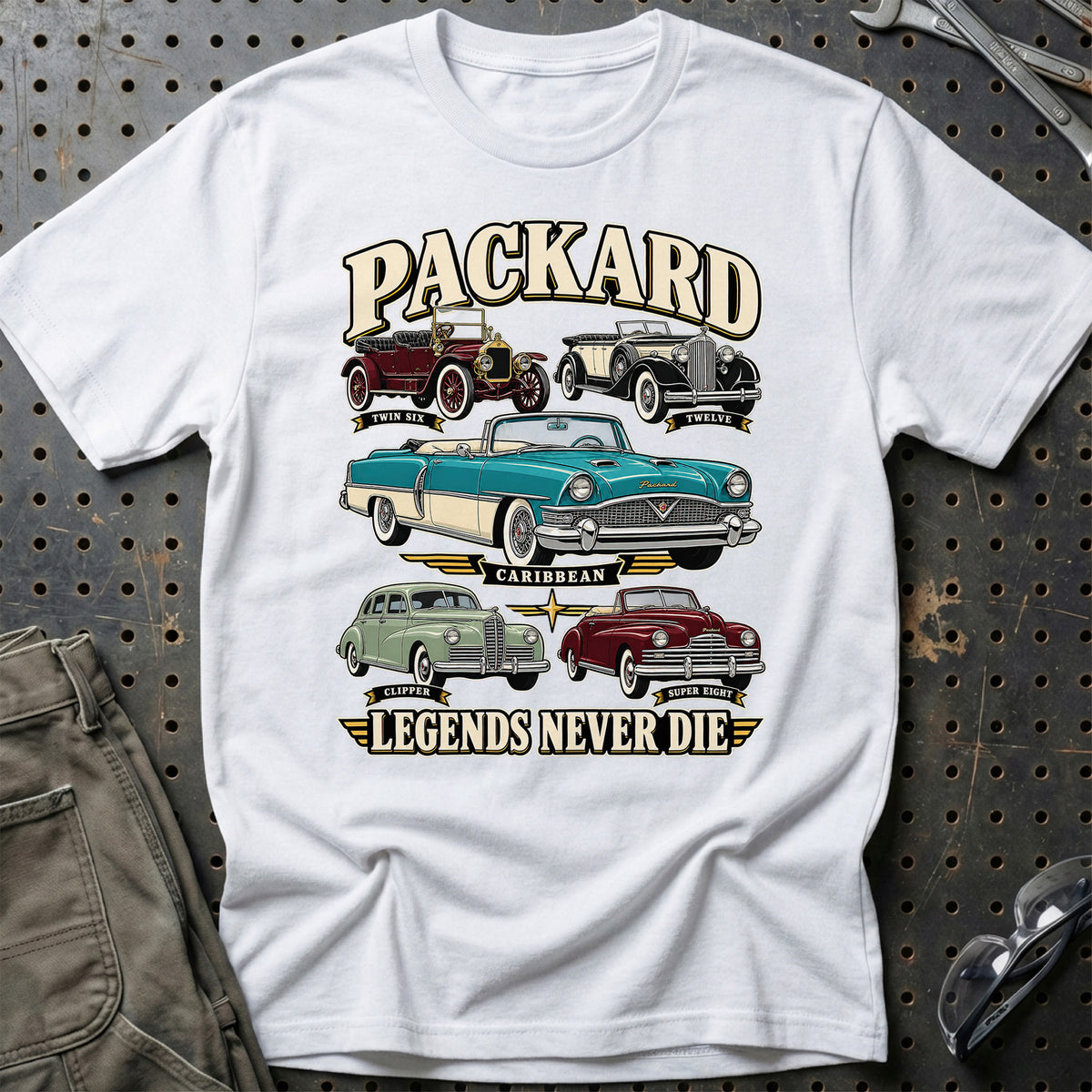 
Produktbillede af Packard Legends Never Die T-Shirt