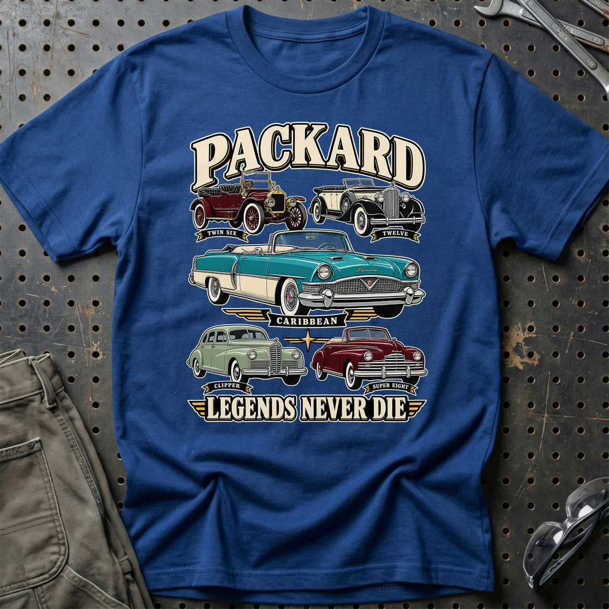 
Produktbillede af Packard Legends Never Die T-Shirt