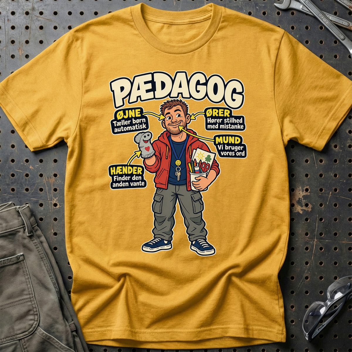 
Produktbillede af Pædagog – Anatomi T-Shirt