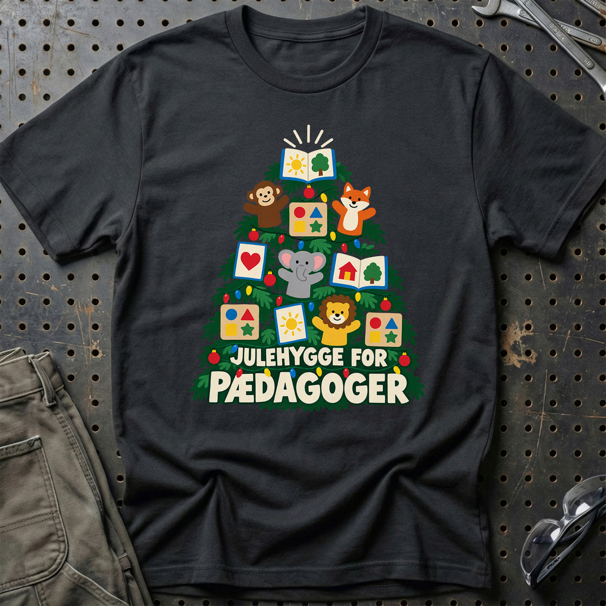 
Pædagog – Julehygge – Unisex T-Shirt – Sort