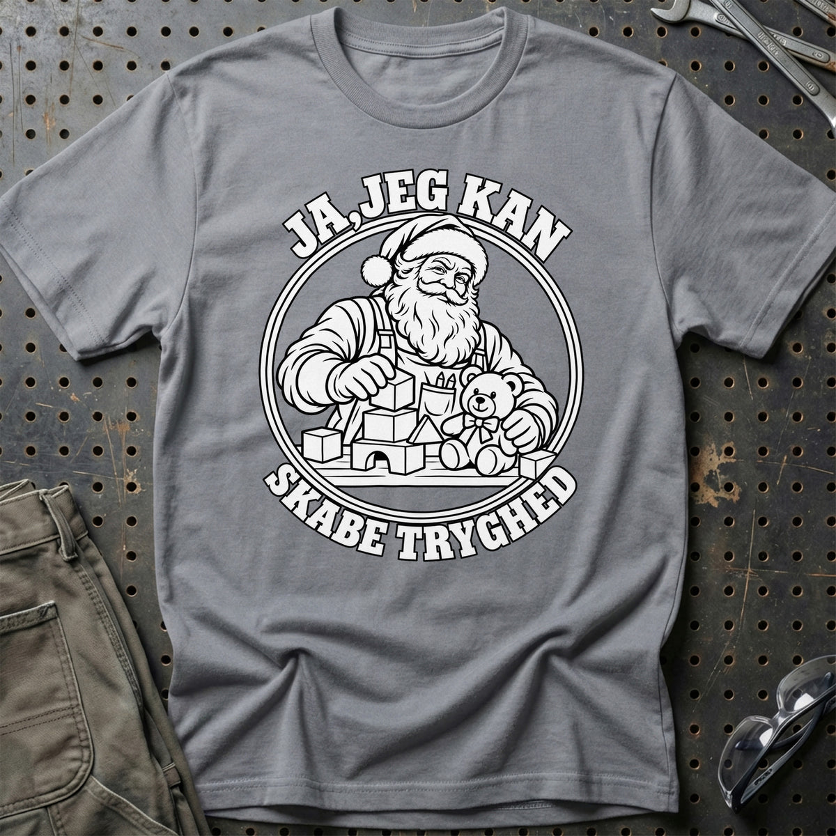 
Pædagog – Santa Kan Det – Jul T-Shirt – Grå Sport