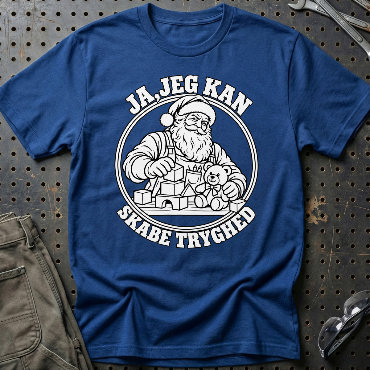 
Pædagog – Santa Kan Det – Jul T-Shirt – Blå Royal