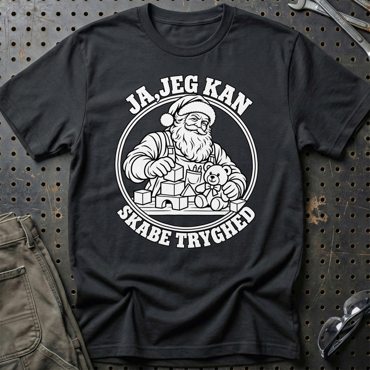 
Pædagog – Santa Kan Det – Jul T-Shirt – Sort