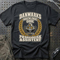 
Pædagogisk assistent – Danmarks nogenlunde gode – Unisex T-Shirt – Sort