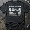 
Pædagogisk assistent – Timeløn – Unisex T-Shirt – Sort