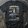 
Pagani-Bilist T-Shirt – Sort