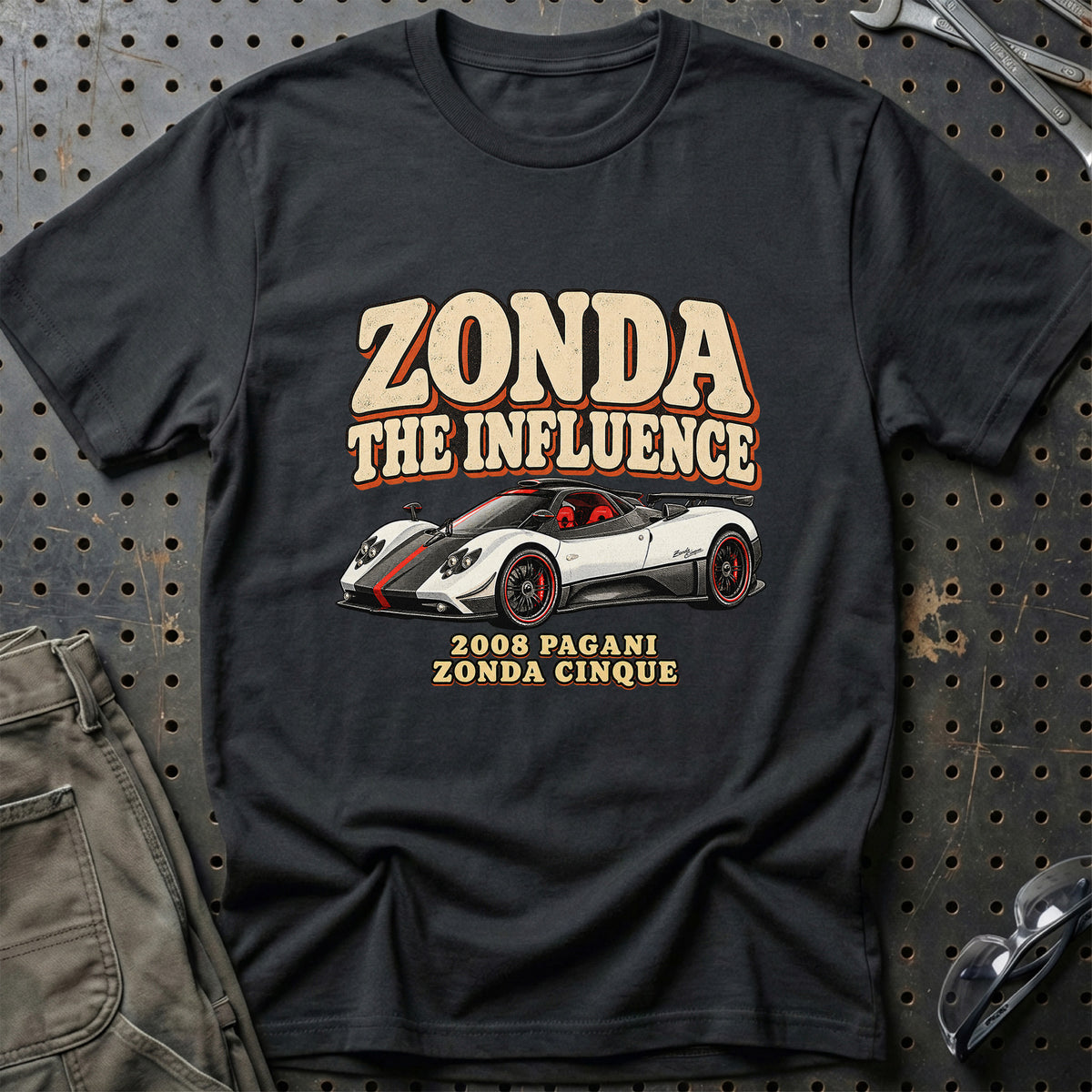 
Pagani Zonda Cinque 2008 – Zonda the Influence T-Shirt – Sort