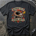 
Pakningen gav op – Resterne nægter – Unisex T-Shirt – Sort