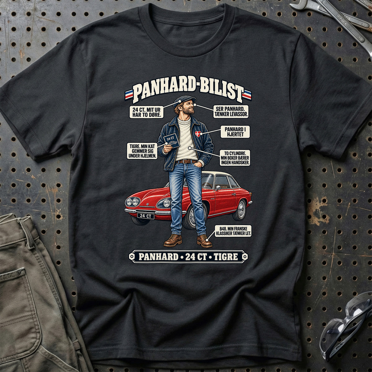 
Panhard-Bilist T-Shirt – Sort