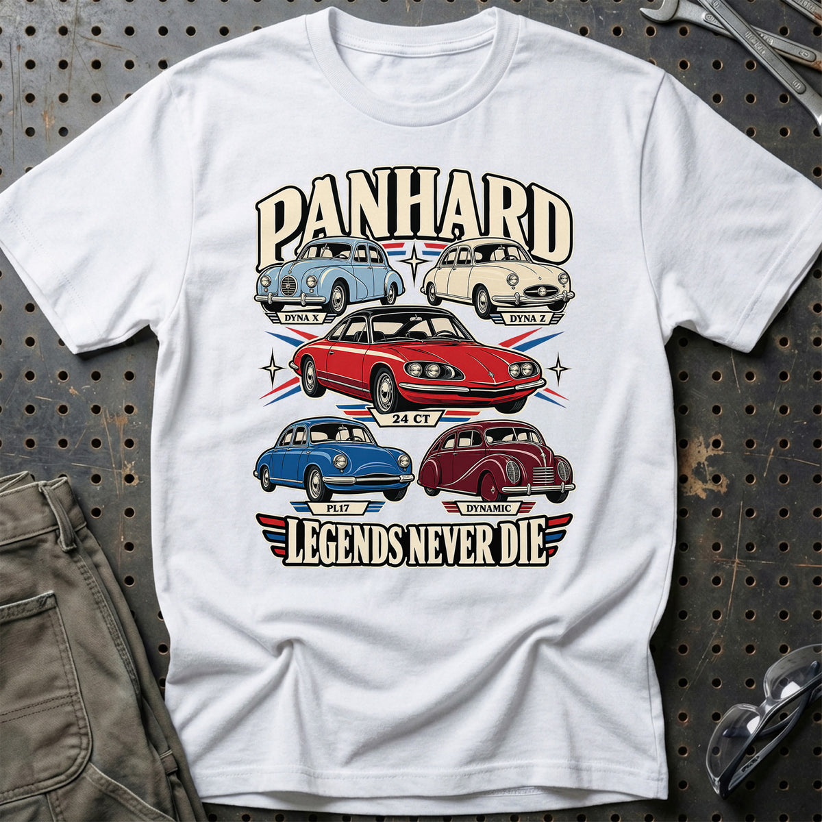
Produktbillede af Panhard Legends Never Die T-Shirt