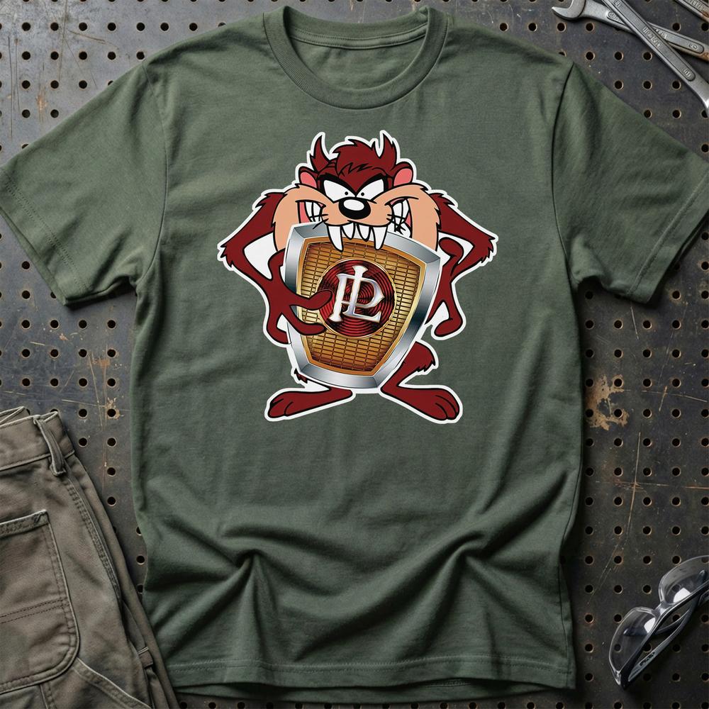 Panhard TAZ T-Shirt-Beklædning-Panhard-Grøn Militær-S-Garage Culture Shop- garage - man cave - merchandise