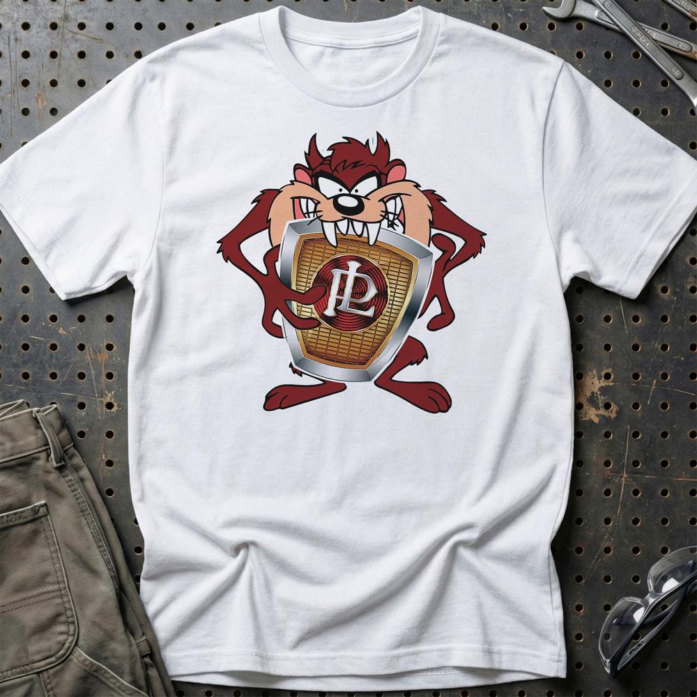 Panhard TAZ Unisex T-Shirt , Bomuld-Beklædning-Panhard-Hvid-S-Garage Culture Shop- garage - man cave - merchandise