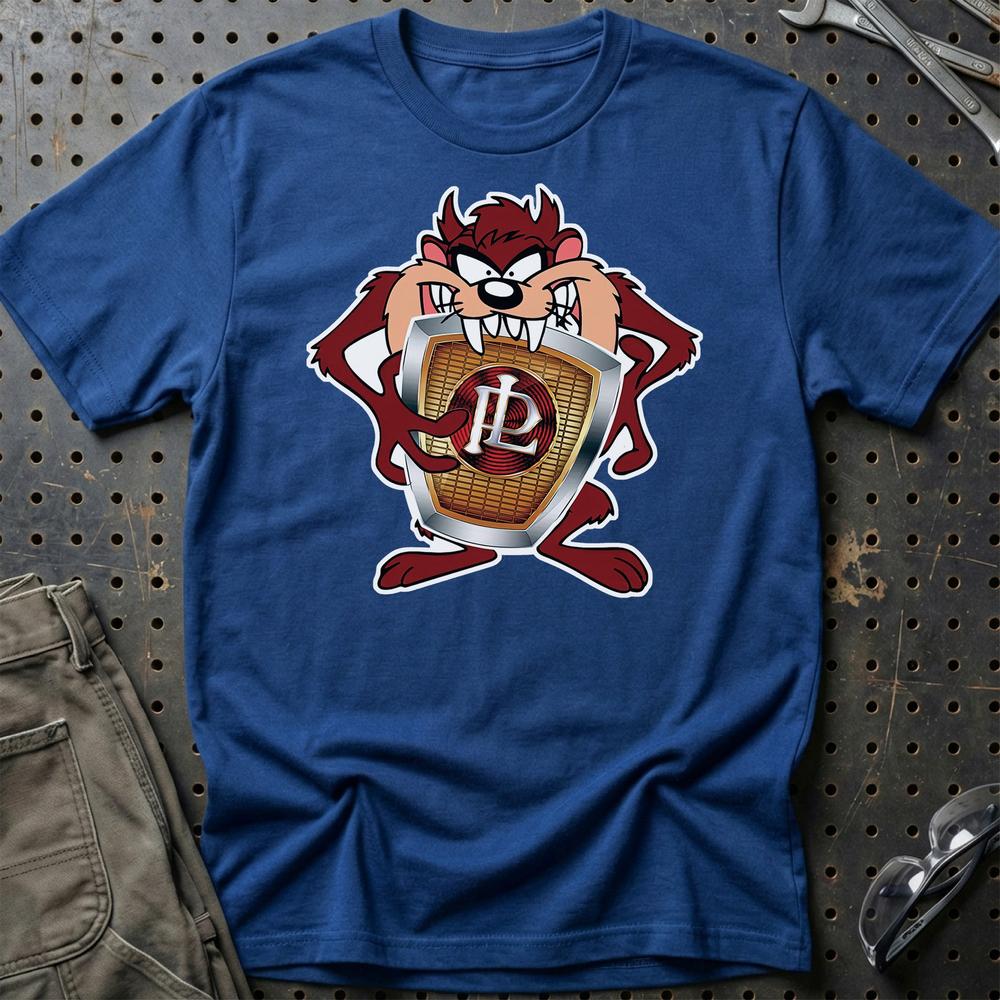 Panhard TAZ Unisex T-Shirt , Bomuld-Beklædning-Panhard-Blå Royal-S-Garage Culture Shop- garage - man cave - merchandise