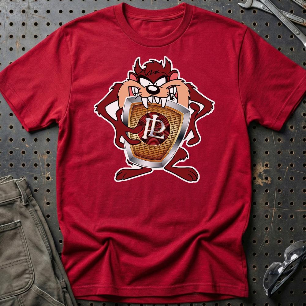 Panhard TAZ Unisex T-Shirt , Bomuld-Beklædning-Panhard-Rød-S-Garage Culture Shop- garage - man cave - merchandise