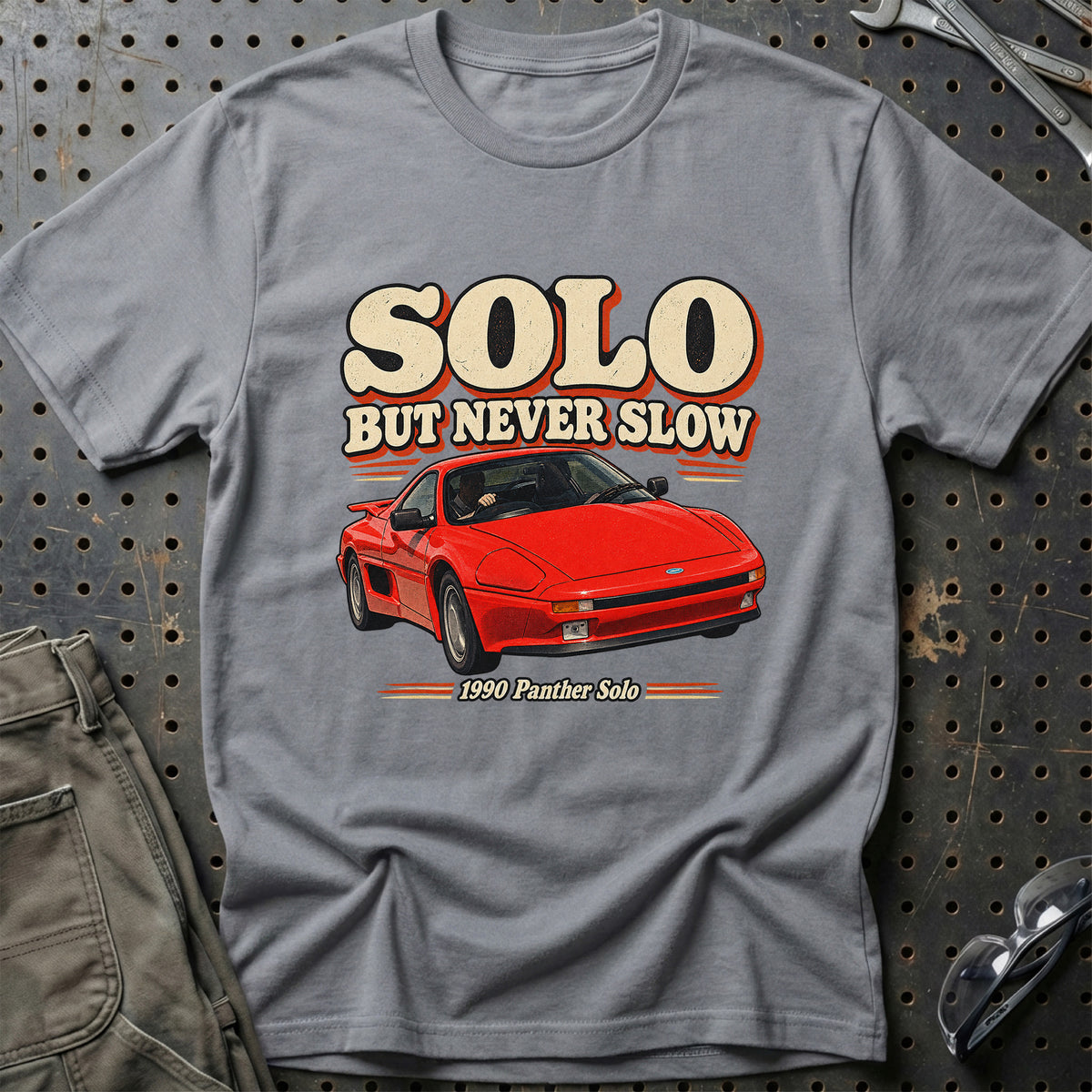 
Panther Solo 1990 – Solo But Never Slow T-Shirt – Grå Sport