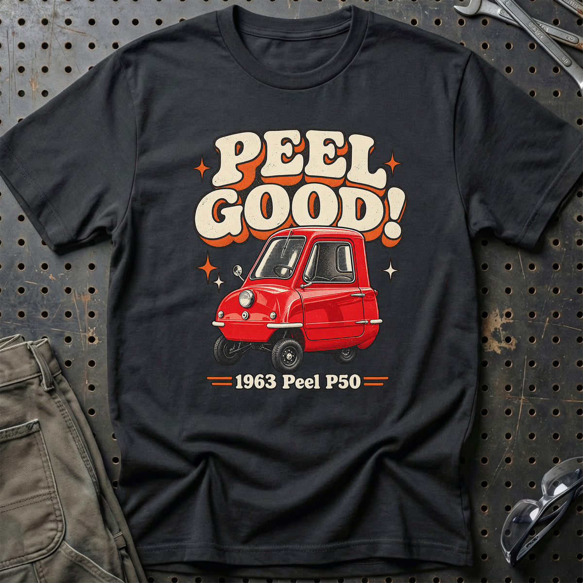 
Peel P50 1963 – Peel Good! T-Shirt – Sort