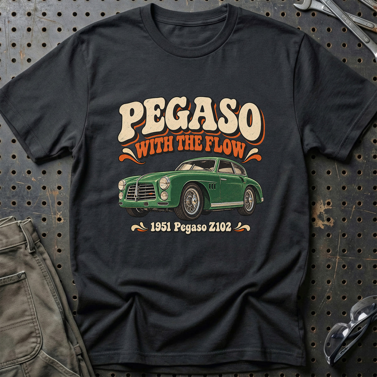 
Pegaso Z102 1951 – Pegaso with the Flow T-Shirt – Sort