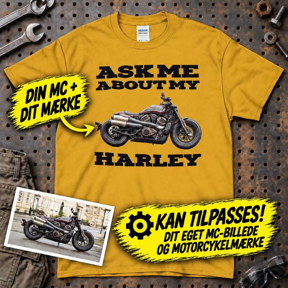 
Produktbillede af Personlig - Ask Me About My MC T-Shirt