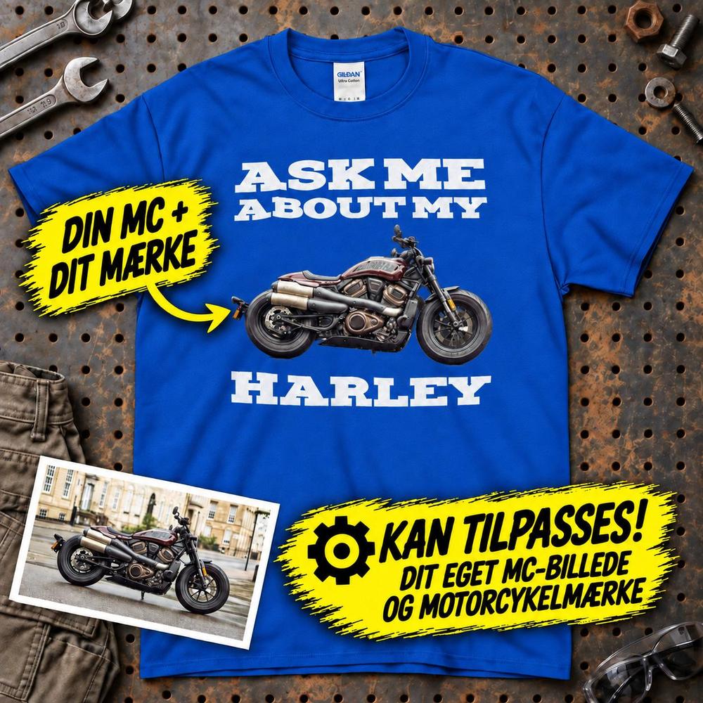 
Produktbillede af Personlig - Ask Me About My MC T-Shirt