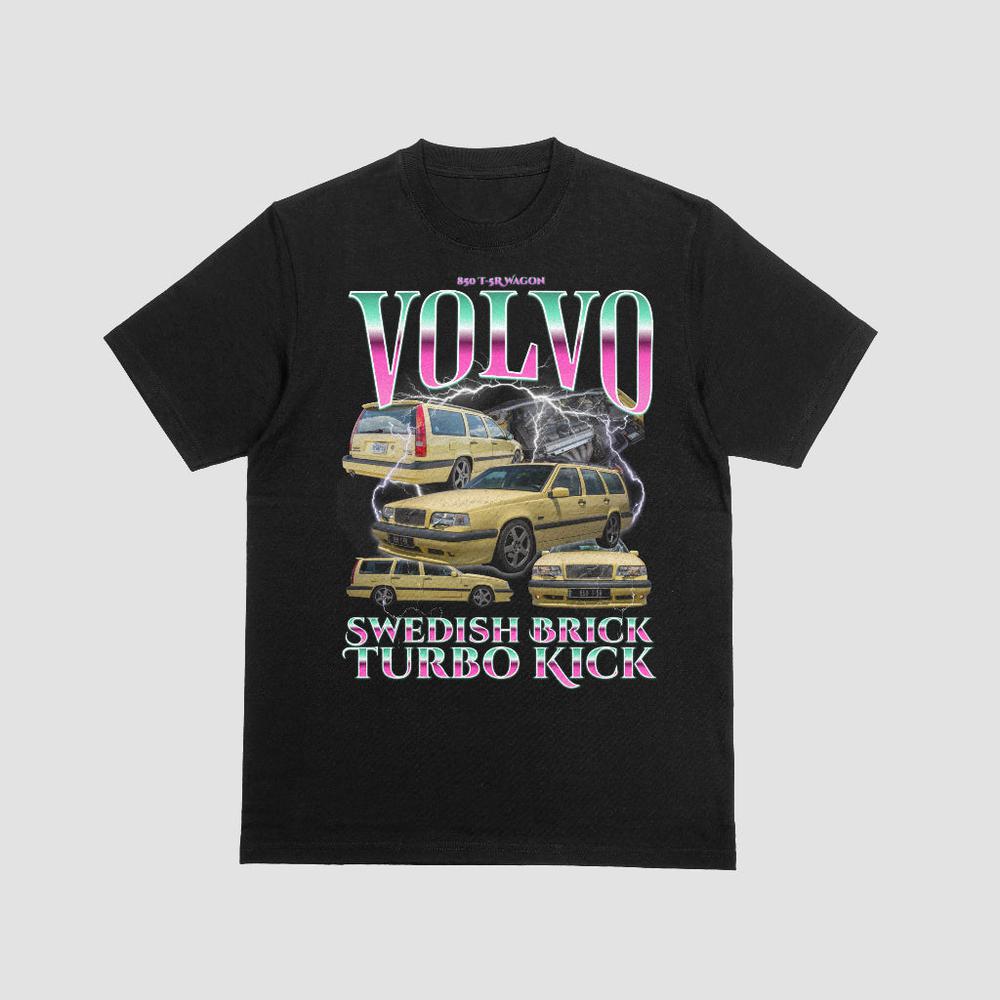Personlig Bootleg Style - Din Bil Billede + Din Text Unisex T-Shirt , Bomuld-Beklædning-Garage Culture-Garage Culture Shop- garage - man cave - merchandise