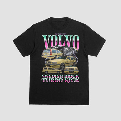 Personlig Bootleg Style - Din Bil Billede + Din Text Unisex T-Shirt , Bomuld-Beklædning-Garage Culture-Garage Culture Shop- garage - man cave - merchandise