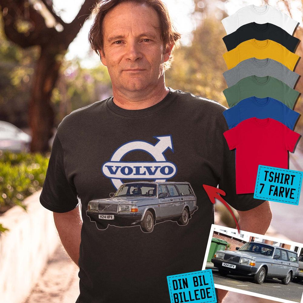 Personlig - Din Bil Billede + Logo T-Shirt-Beklædning-Garage Culture-Garage Culture Shop- garage - man cave - merchandise