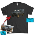 Personlig - Din Bil Pixar Cars Style - Med Din Bil MC Billede T-Shirt-Beklædning-Garage Culture-Sort-S-Garage Culture Shop- garage - man cave - merchandise