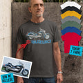 Personlig - Din MC Billede + Logo T-Shirt-Beklædning-Garage Culture-Garage Culture Shop- garage - man cave - merchandise