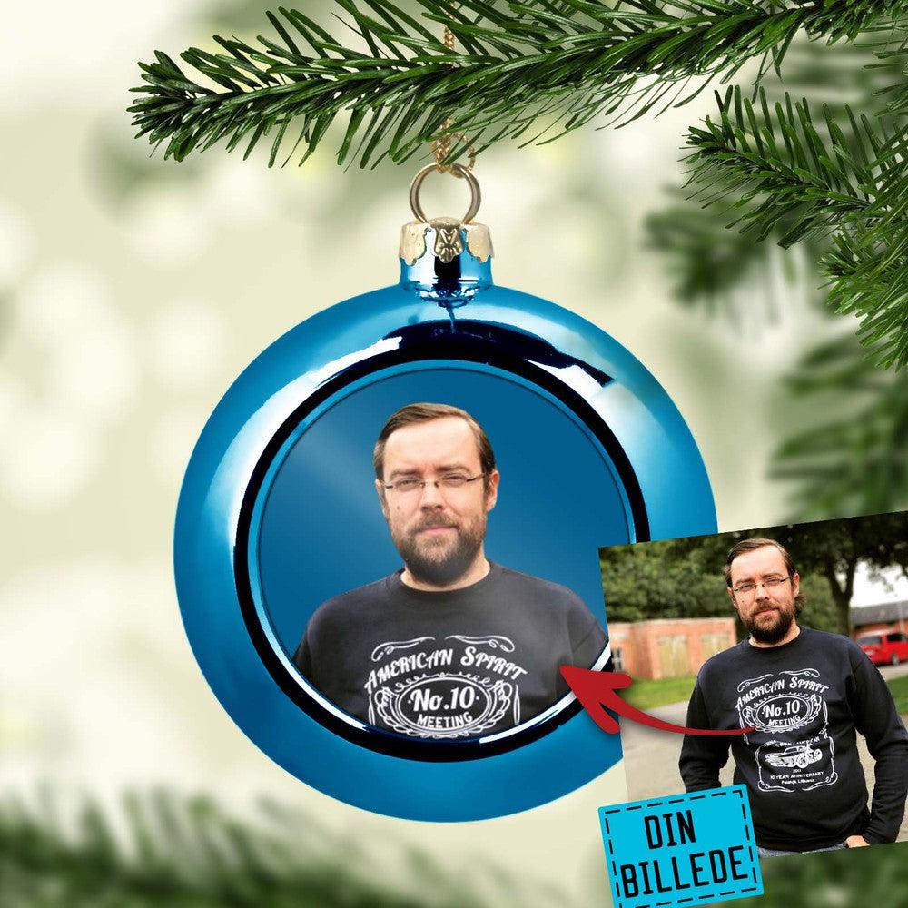 Personlig - Julekugle med dit billede, tekst-Julekugle-Hunde-Garage Culture Shop- garage - man cave - merchandise