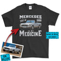 Personlig - My Car/MC Is My Medicine - Med Din Bil MC Billede T-Shirt-Beklædning-Garage Culture-Sort-S-Garage Culture Shop- garage - man cave - merchandise