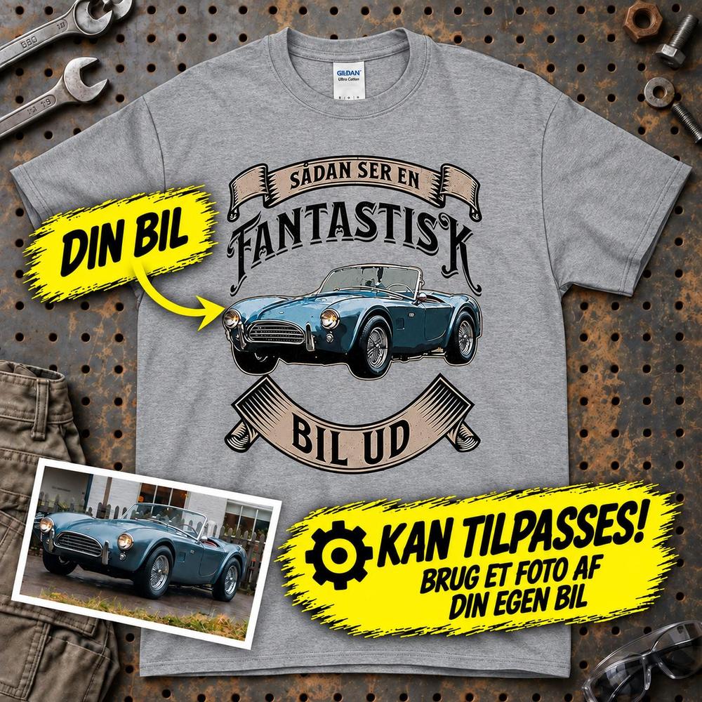 
Produktbillede af Personlig - Sådan Ser en Fantastisk Bil Ud - Med Din Bil MC Billede T-Shirt