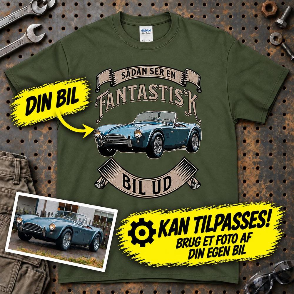 
Produktbillede af Personlig - Sådan Ser en Fantastisk Bil Ud - Med Din Bil MC Billede T-Shirt