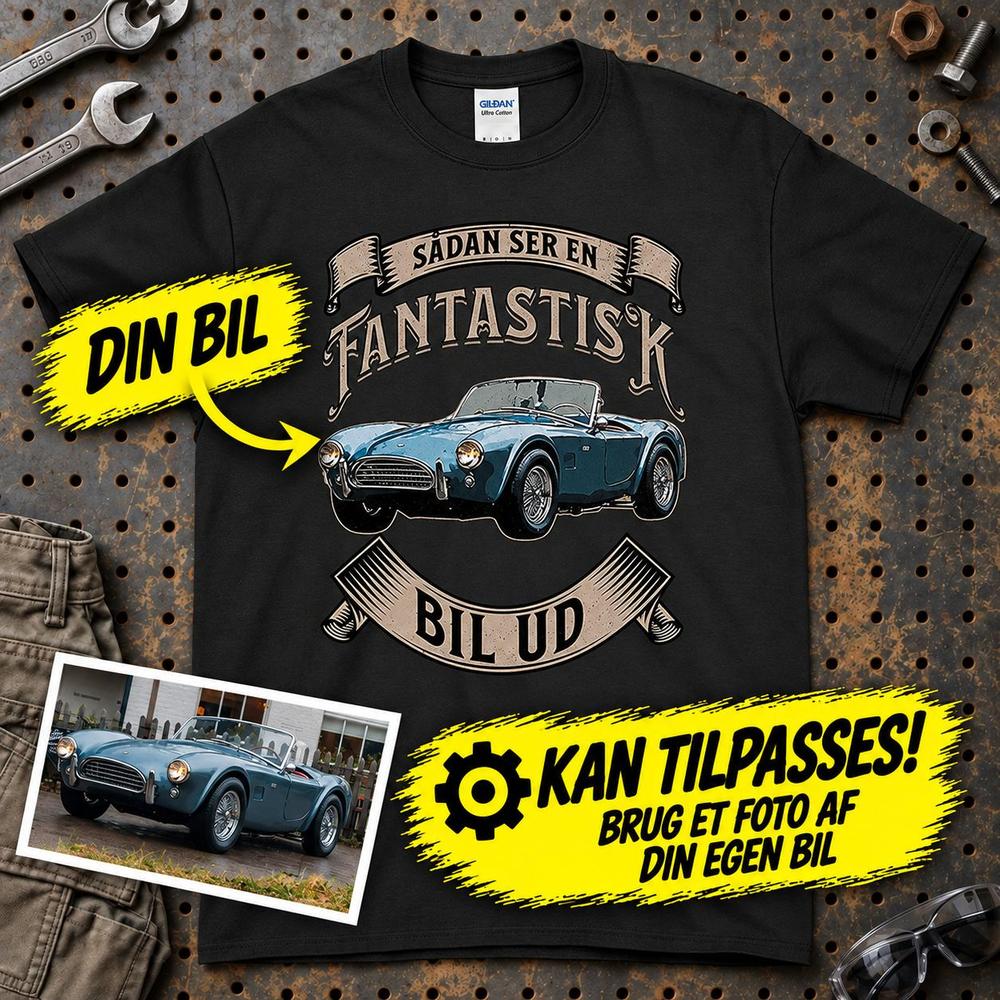 
Produktbillede af Personlig - Sådan Ser en Fantastisk Bil Ud - Med Din Bil MC Billede T-Shirt