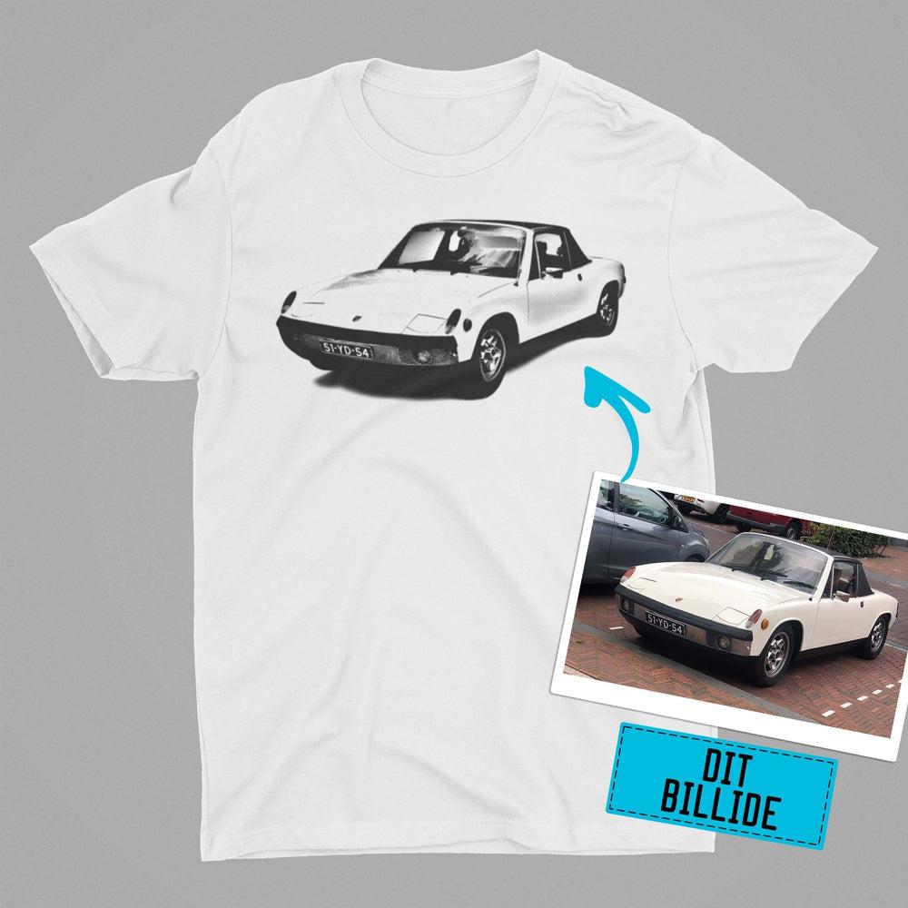 Personlig Til Dig T-Shirt - Din Bil MC Billede T-Shirt-Beklædning-Garage Culture-Garage Culture Shop- garage - man cave - merchandise