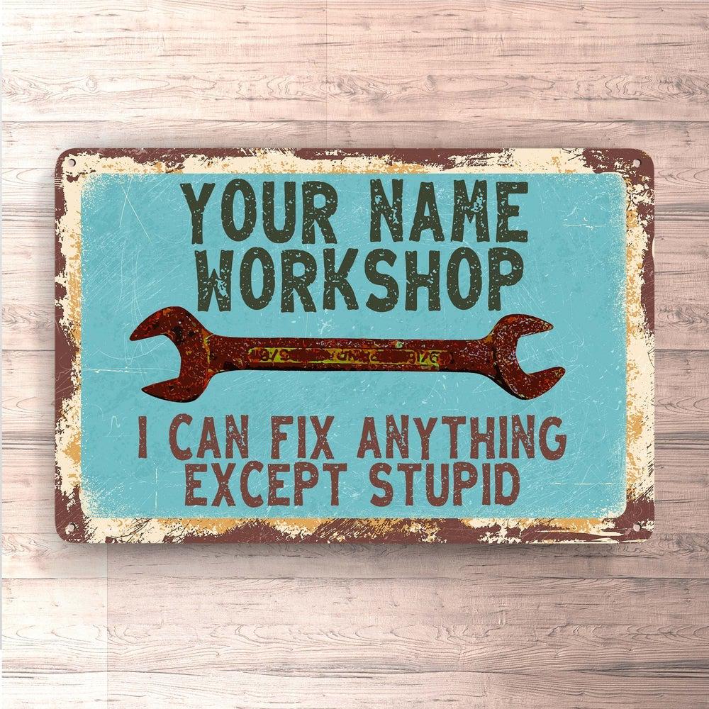 Personlig Til Dig - Your Name Workshop - Skilte, Musemåtte, Dørmåtte-Skilte-Garage-Garage Culture Shop- garage - man cave - merchandise