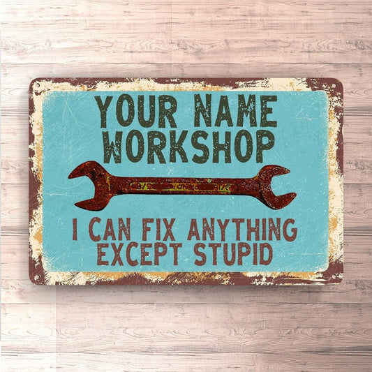Personlig Til Dig - Your Name Workshop - Skilte, Musemåtte, Dørmåtte-Skilte-Garage-Garage Culture Shop- garage - man cave - merchandise
