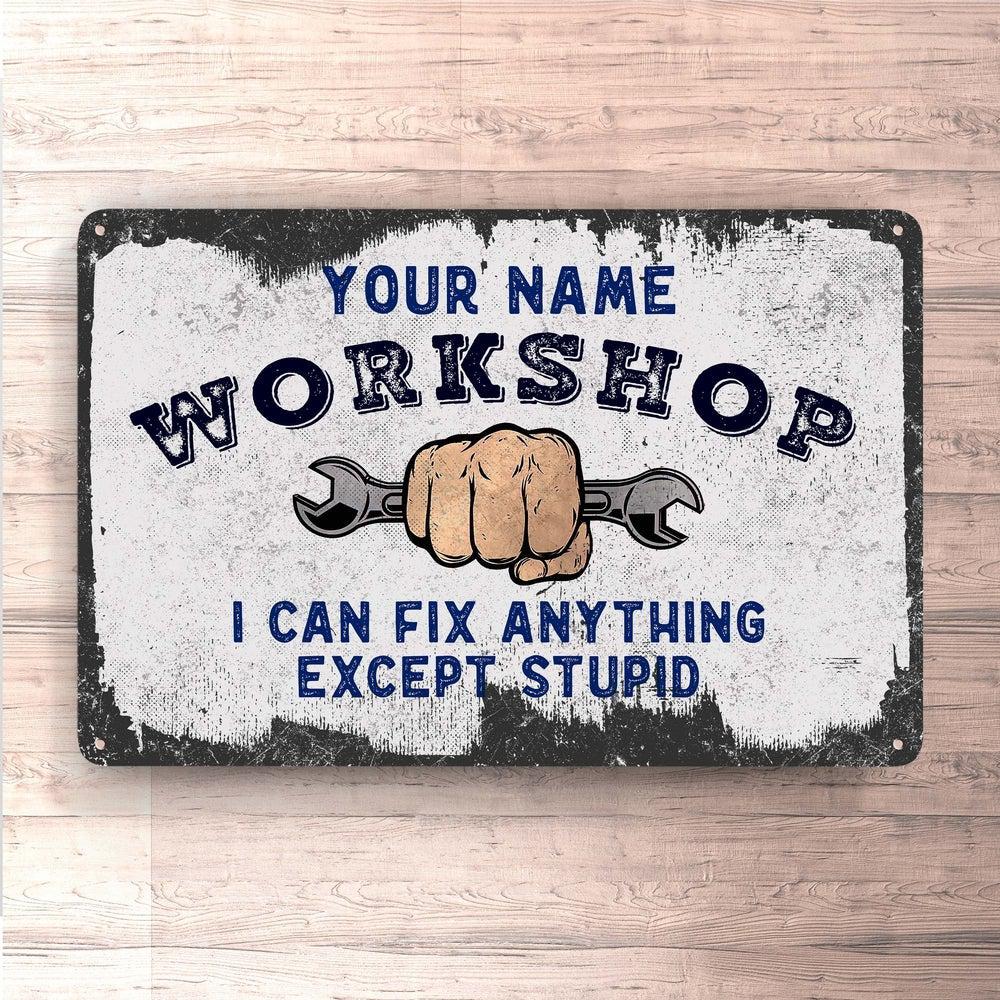 Personlig Til Dig - Your Name Workshop - Skilte, Musemåtte, Dørmåtte , Plakat-Skilte-Garage-Garage Culture Shop- garage - man cave - merchandise