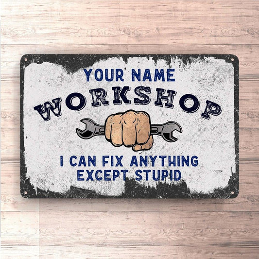 Personlig Til Dig - Your Name Workshop - Skilte, Musemåtte, Dørmåtte , Plakat-Skilte-Garage-Garage Culture Shop- garage - man cave - merchandise