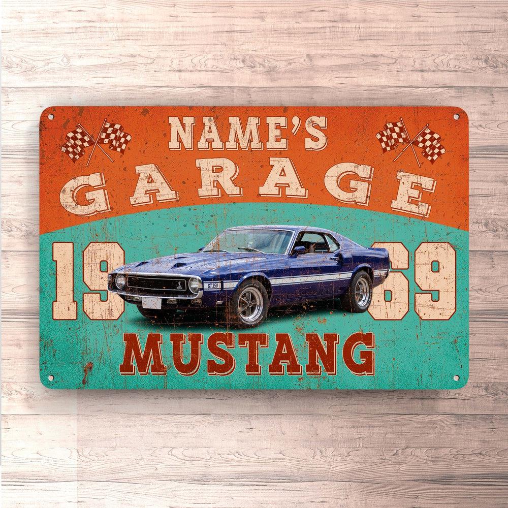 Personlig - Your Name's Garage - Din Bil/Mc Garage Skilte, Musemåtte, Dørmåtte-Skilte-Garage Culture-Garage Culture Shop- garage - man cave - merchandise