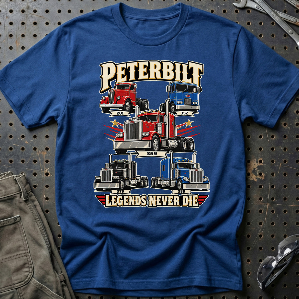 
Produktbillede af Peterbilt Legends Never Die T-Shirt