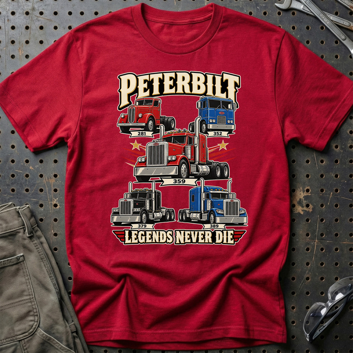 
Produktbillede af Peterbilt Legends Never Die T-Shirt