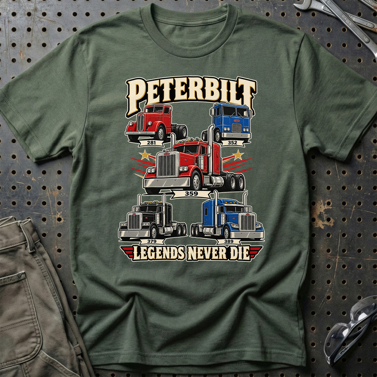 
Produktbillede af Peterbilt Legends Never Die T-Shirt