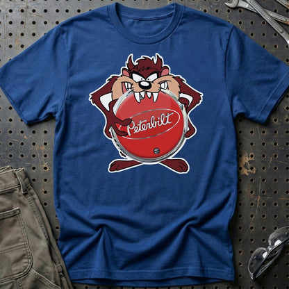 Peterbilt TAZ Unisex T-Shirt , Bomuld-Beklædning-Peterbilt-Blå Royal-S-Garage Culture Shop- garage - man cave - merchandise