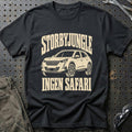 
Peugeot 2008 II – Storbyjungle ingen safari – Unisex T-Shirt – Sort