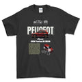 Peugeot 205 T-Shirt-Beklædning-Peugeot-Sort-S-Garage Culture Shop- garage - man cave - merchandise