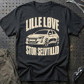 
Peugeot 208 II – Lille løve stor selvtillid – Unisex T-Shirt – Sort