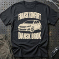 
Peugeot 308 II – Fransk komfort dansk brok – Unisex T-Shirt – Sort