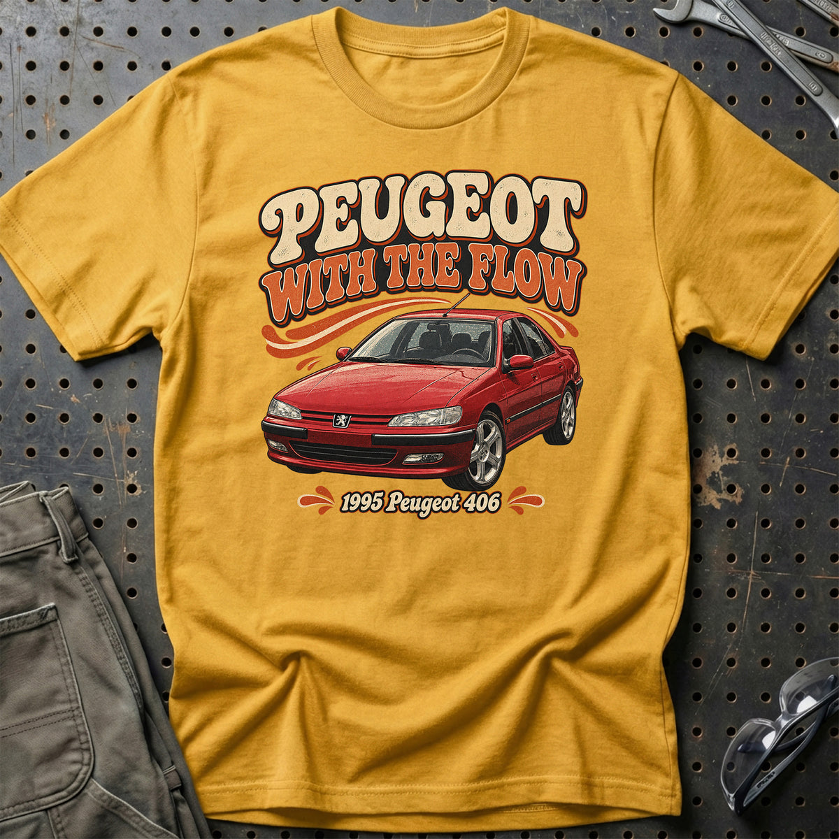 
Peugeot 406 1995 – Peugeot with the Flow T-Shirt – Guld